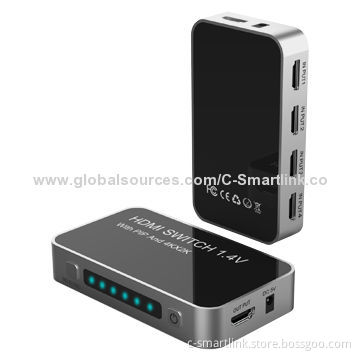 HDMI 4 x1 v1.4 Switch, IR Remote, Supports 3D, PIP, 4K x 2K, HDCP, Picture in Picture